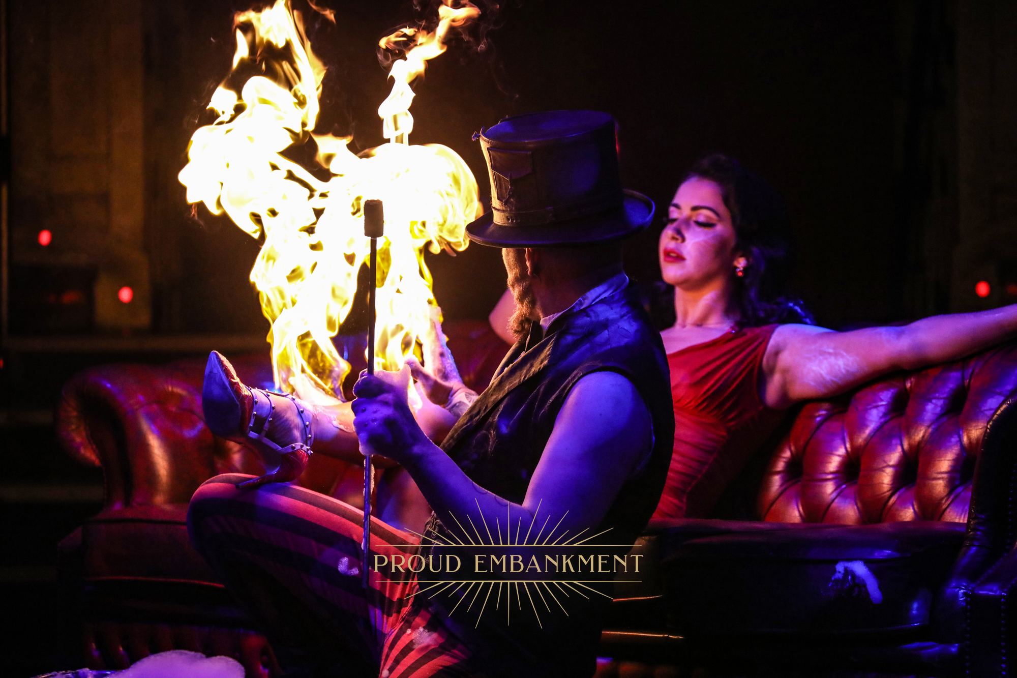 lady lydia shade flamewater london fire show performer hire book entertainment