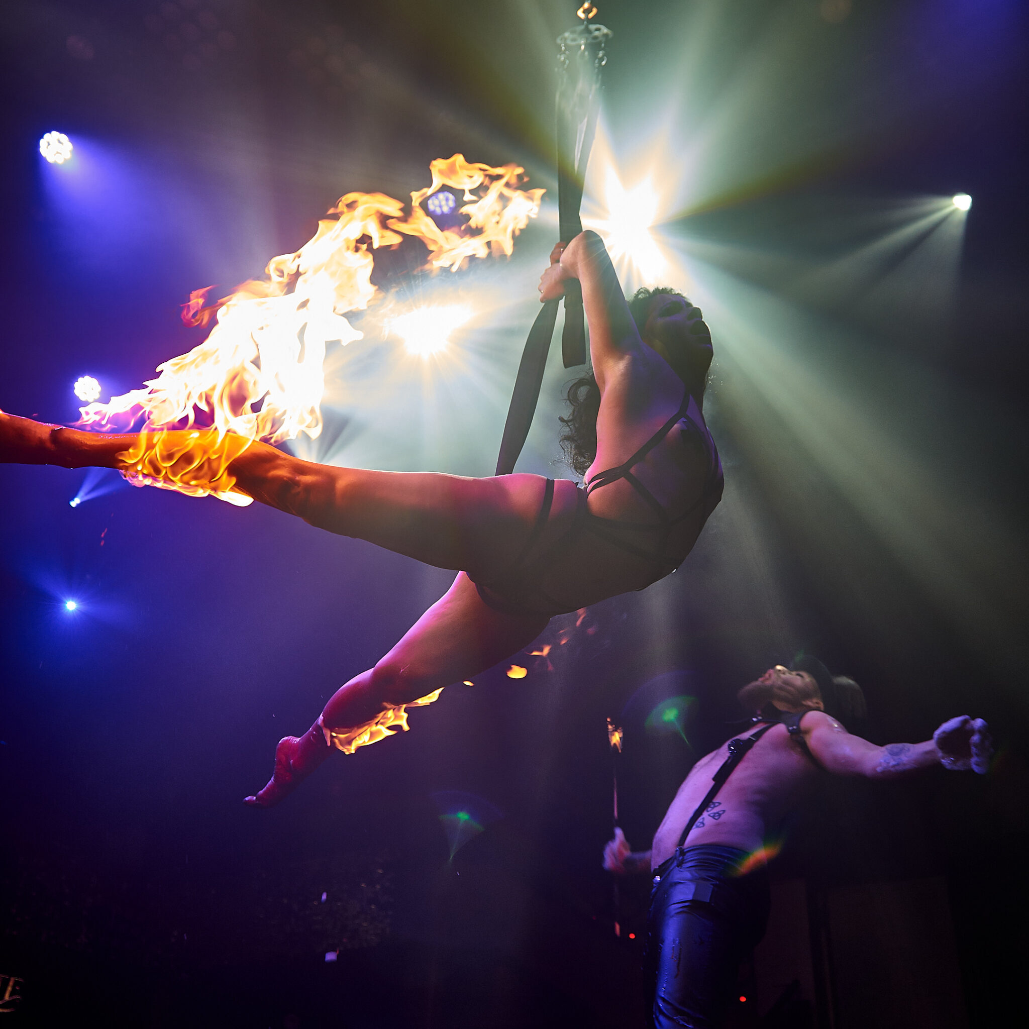 Extreme Aerial Fire Show